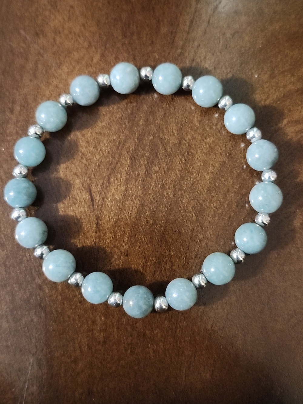 Handmade Burmese Jade Semi Precious Beaded Bracelet